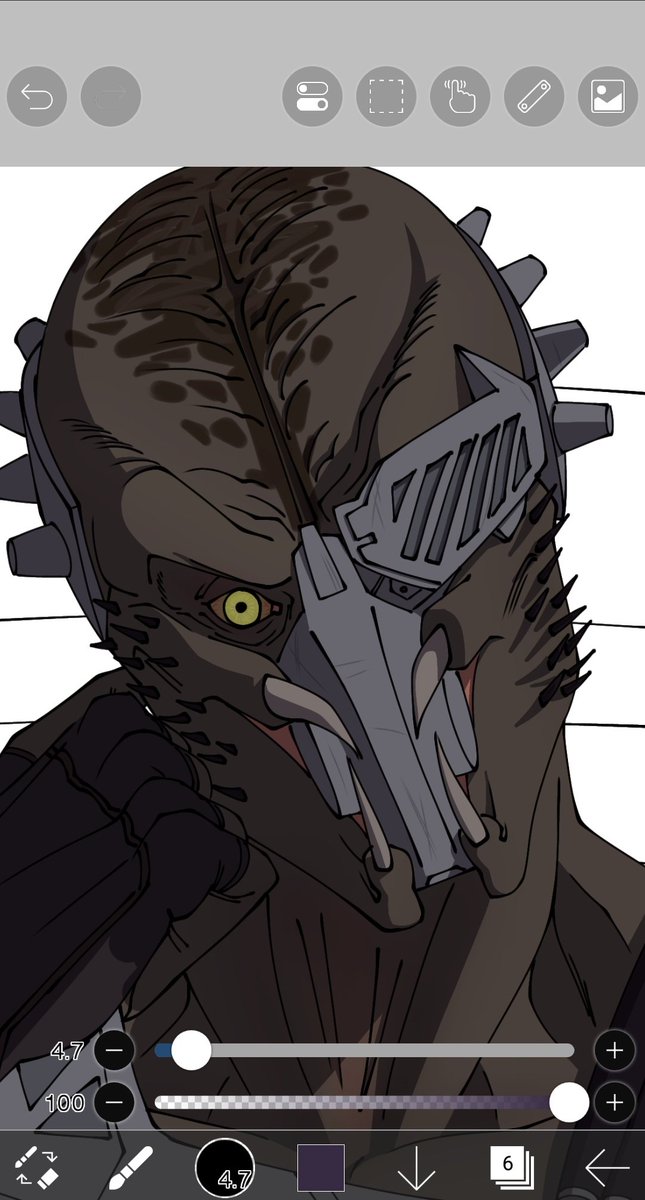 EGBsapo's tweet photo. WIP de Barron otra vez :b
#Yautja #Predator https://t.co/9GAs1Tx26B