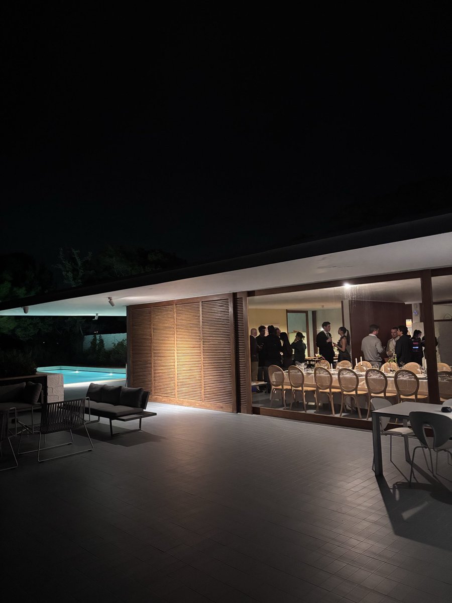 martamsamper's tweet photo. When the event makes it out of the slide deck and into a Nikos Valsamakis villa 🥳

Lucky to work on the @RangeRover x @Monocle partnership. This is what shared values look like when they’re actually activated. https://t.co/PJzoF2ld7q