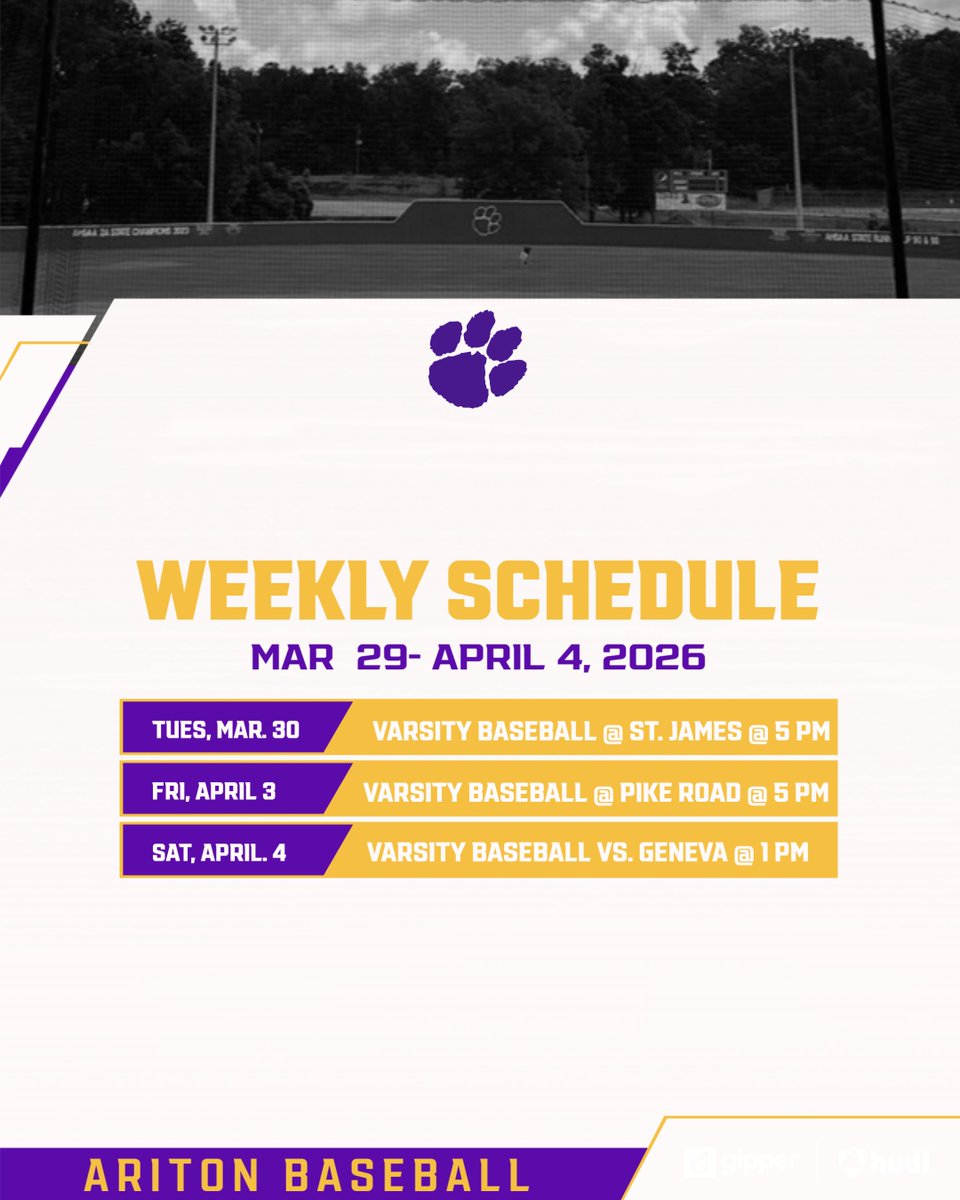 Ariton Baseball tweet media