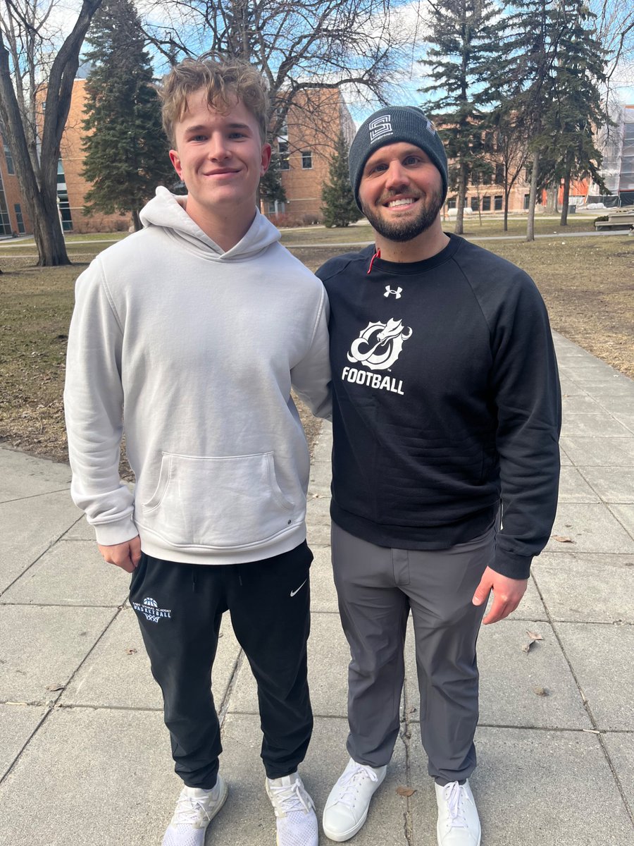 GrantYoung_27's tweet photo. Had a great time in Moorhead for @msum_football Junior Day! It was excellent to learn more about the program! 

@CoachTMJames @OJW_Scouting https://t.co/cHbPAQDqHL