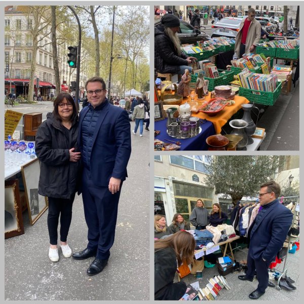 Beau démarrage ce dimanche #avenuedeclichy pour le 1er vide‑greniers d'<a href="/anim17asso/">ANIM 17</a> de la saison.
Merci aux exposants, aux visiteurs, ainsi qu'à notre maire <a href="/geoffroyboulard/">Geoffroy Boulard</a> pour son soutien constant et sa présence.
Une belle énergie pour lancer l’année avec Anim’17 !