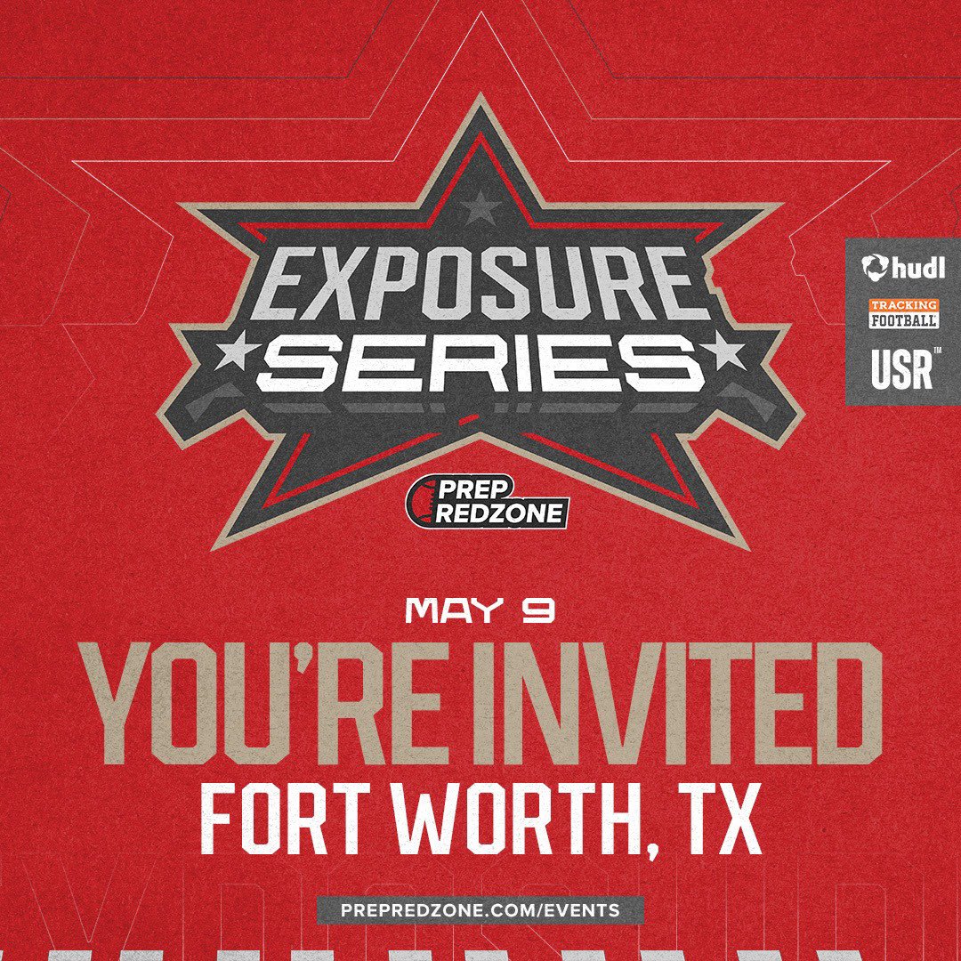 I will be attending the <a href="/PrepRedzoneTX/">Prep Redzone Texas</a> Exposure Series Camp on May 9th. Thank you <a href="/iam_alinedouard/">Coach Alin Edouard</a> for the invite to your exposure camp! 

<a href="/Coach_dcMiller/">Coach Miller™</a> <a href="/KCTigerFootball/">KleinCollinsFootball</a> <a href="/coachbruce93/">Steven Bruce</a> <a href="/TexasXtreme7v7/">Texas Xtreme 7v7</a>
