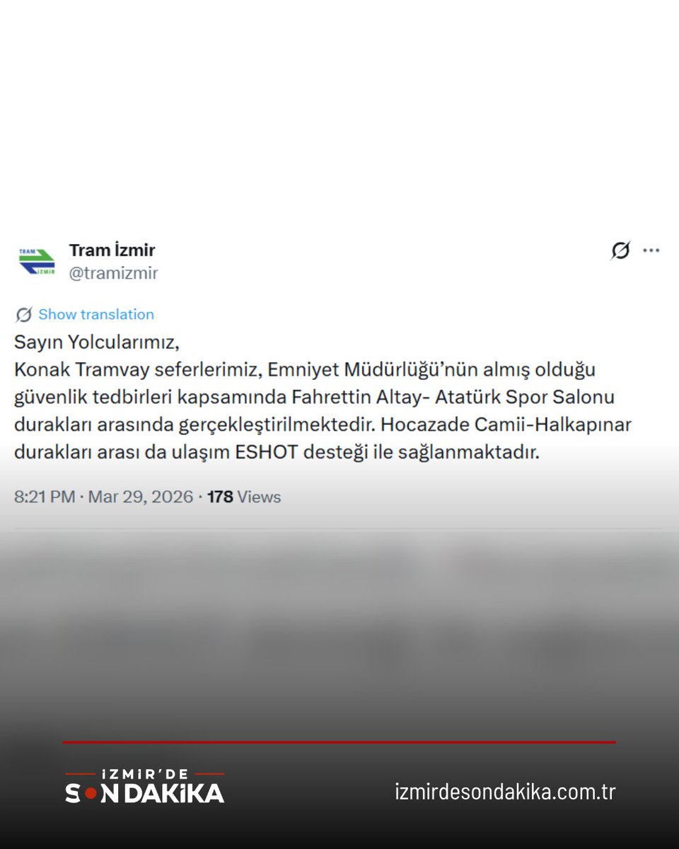 İzmir'de Son Dakika tweet media