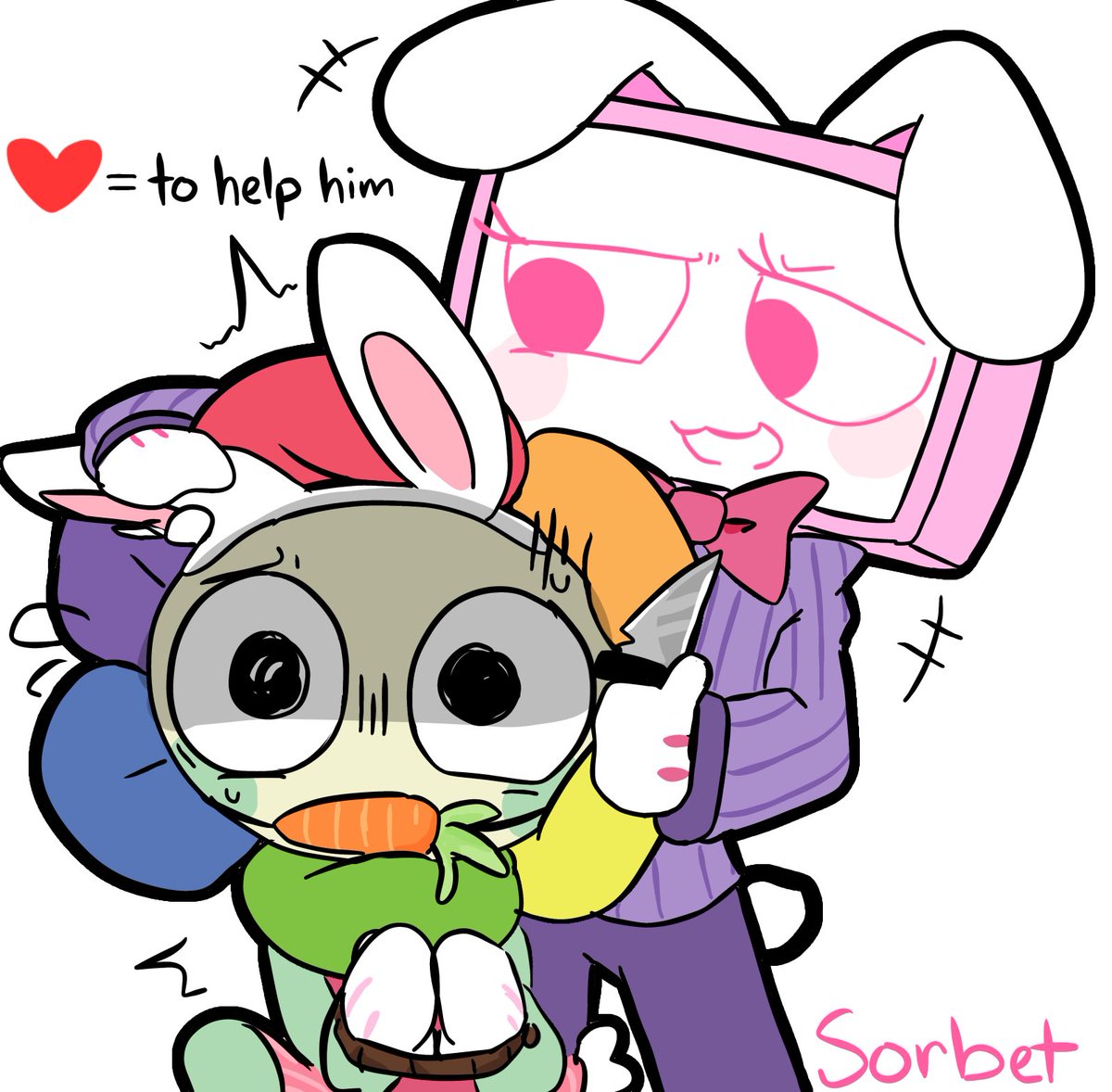 callie_sorbet's tweet photo. when u lowkey forget this acc exists😂
how some ppl think of vee and dandy #mischaracterization #dandysworld #vee #dandy https://t.co/MU5OS5oKzO