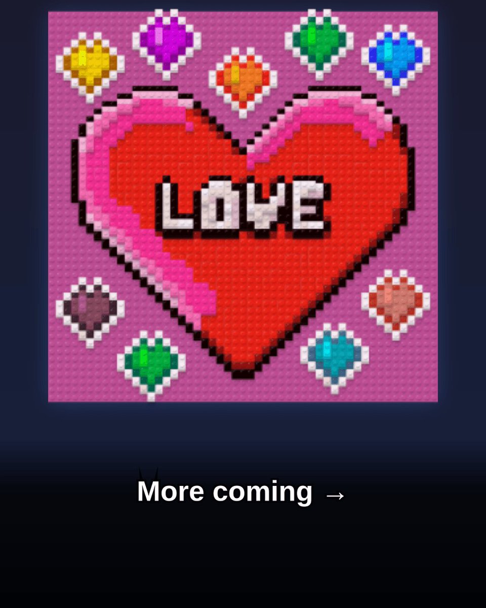 BlokkyApp's tweet photo. Can you feel the love with this heart puzzle? ❤️😍

Unlock your creativity and start solving! 👇

#pixelart #blokky #puzzle #buildingblocks #satisfying #emoji #mood #expression #reaction https://t.co/OGYGXPNtja