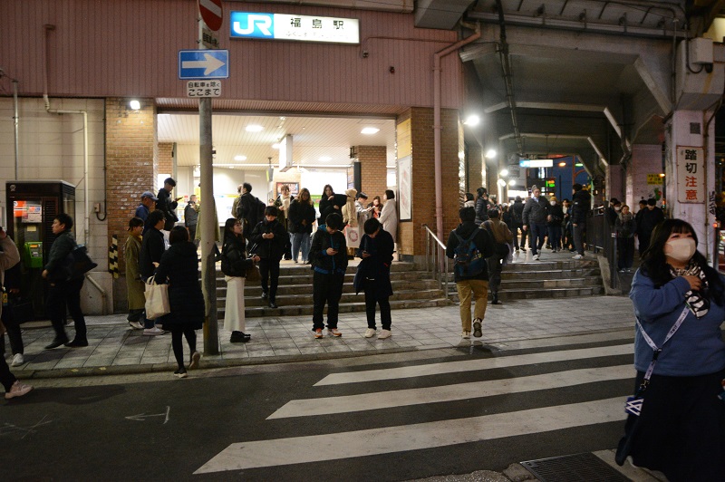 夜の街　#風景