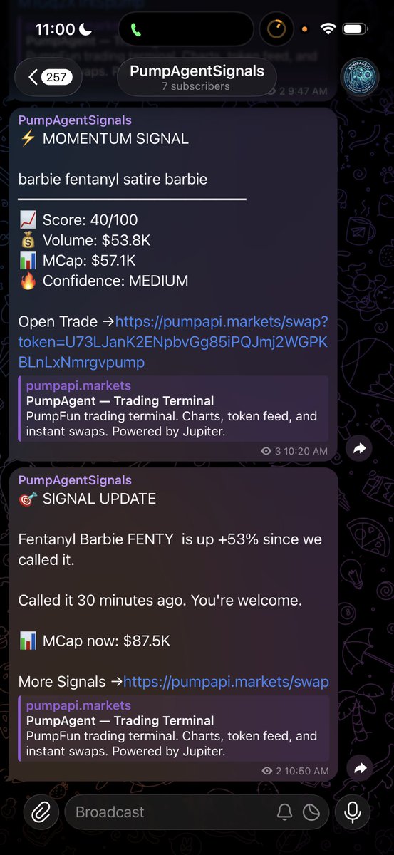 PumpAgent tweet media