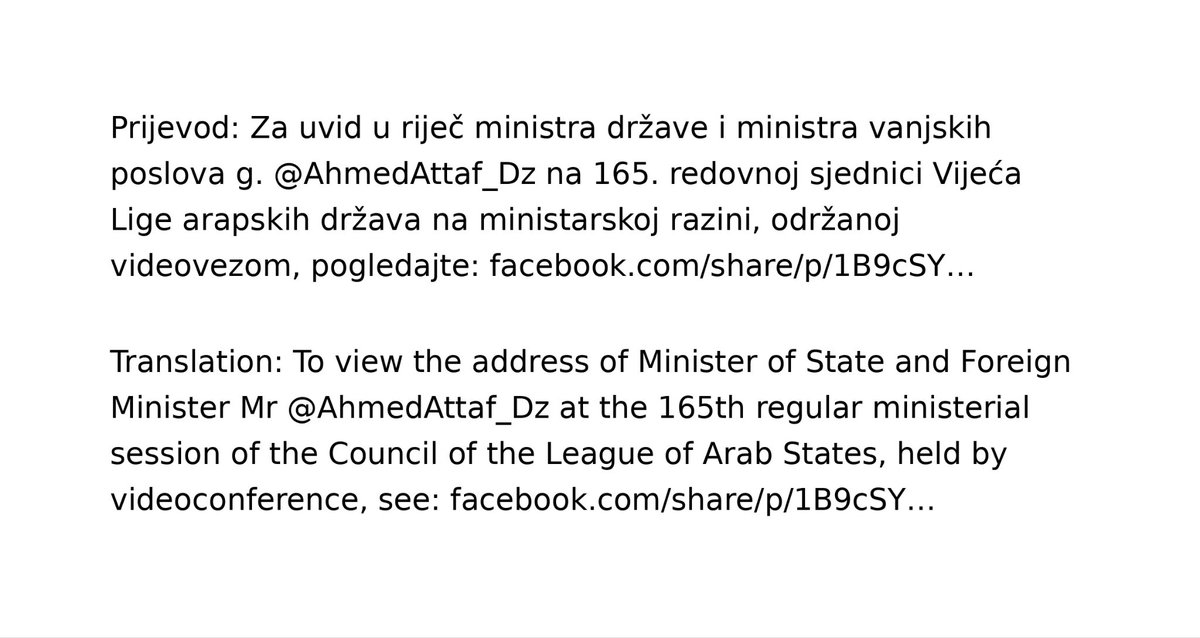 Embassy of Algeria in Croatia tweet media