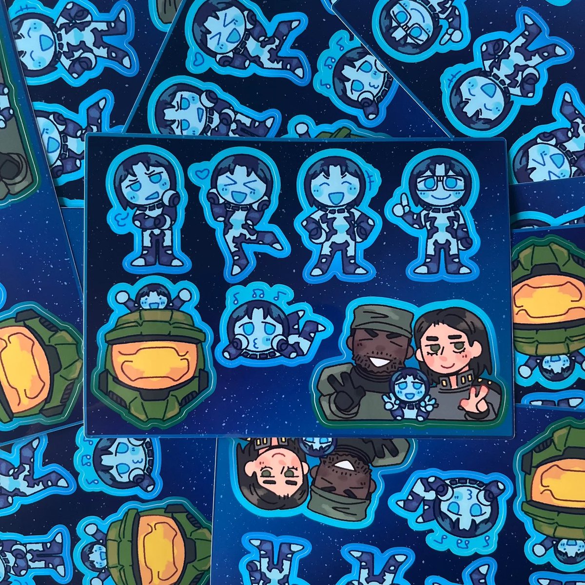 while youre all here i will shamelessly plug my halo fanmerch hoshizoralone.bigcartel.com/category/halo