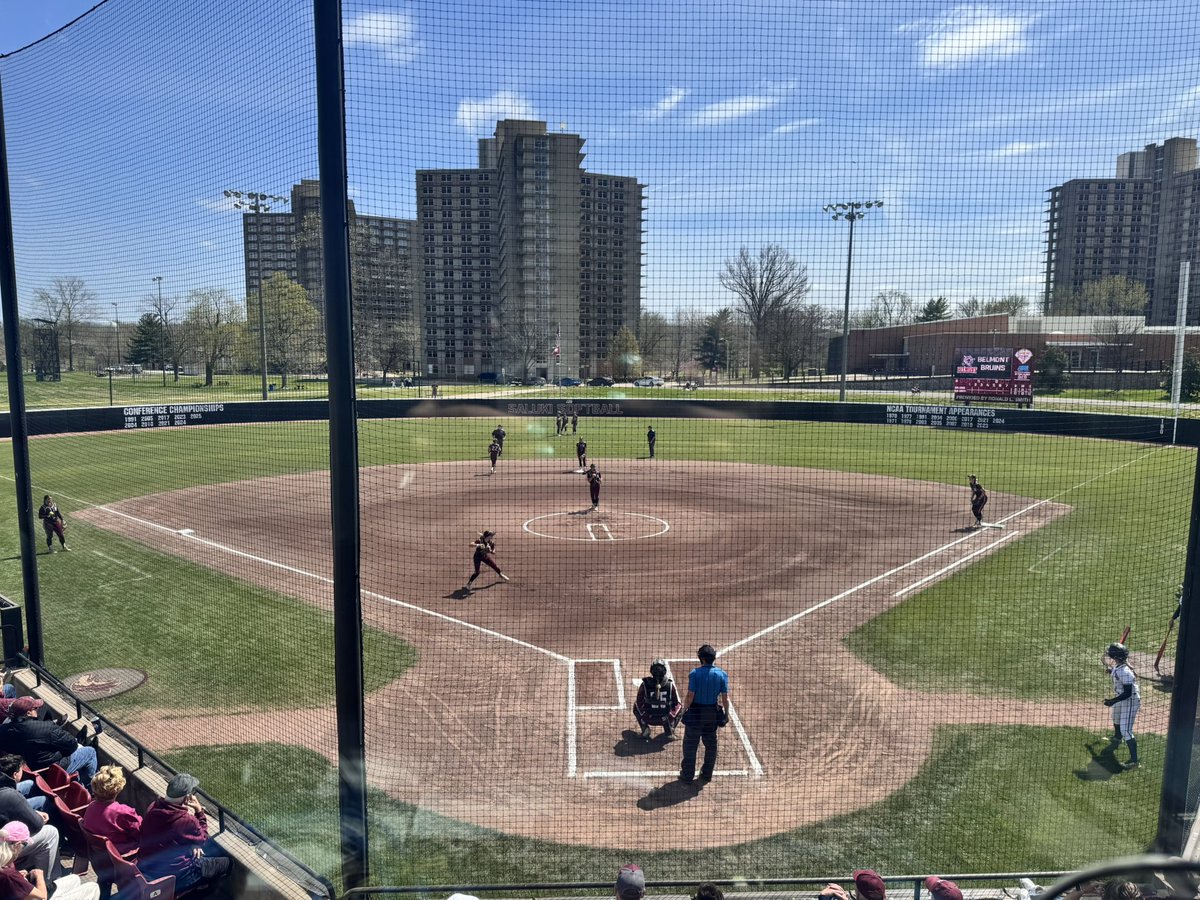 kec531's tweet photo. Join @mtrude57 &amp; me on ESPN+ for a big game between @SIU_Softball &amp; @BelmontSoftball! Great pitching matchup between Southern’s B. Danielson &amp; Belmont’s M. Johnson. Winner takes the series! @NCAASoftball @MVCsports https://t.co/pOldOOlSnp