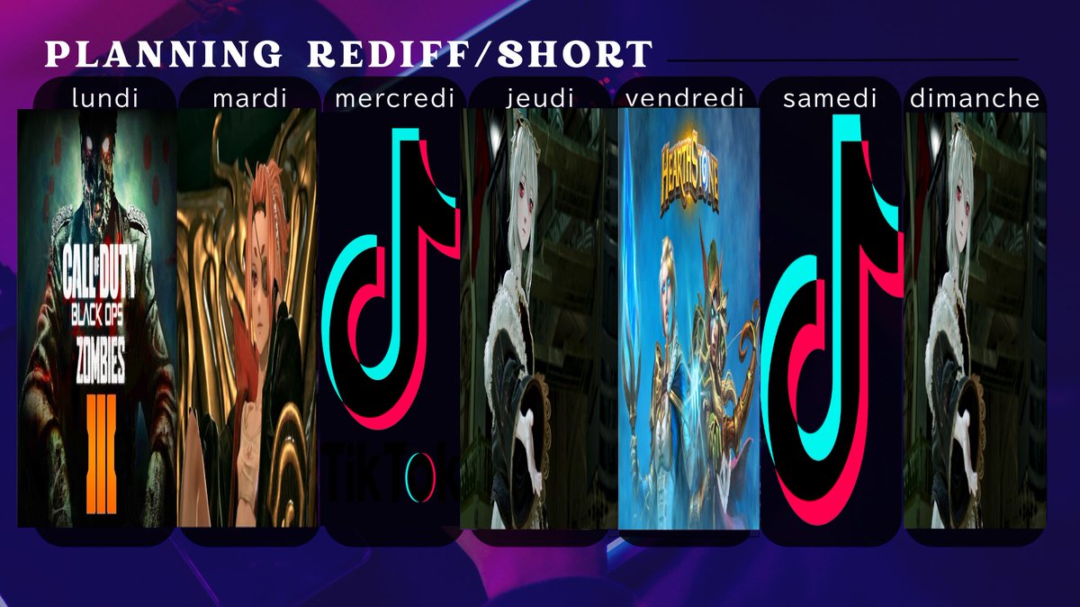 ProGGAMEUR's tweet photo. Voici les plannings de cette semaines les ami(e)s 📷: https://t.co/bBcyAgO2WL https://t.co/QdfrtyfMzx