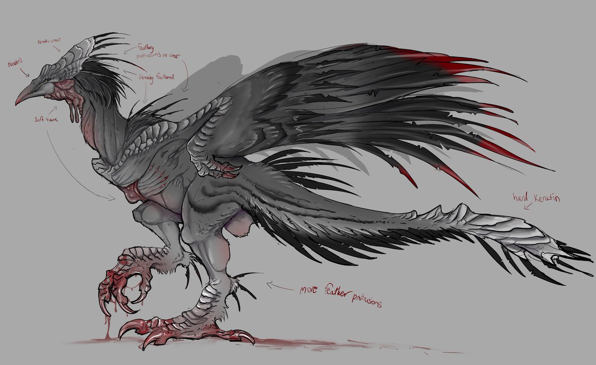SpectraWarrior's tweet photo. Nightlurkers. Vile fiends that have plagued the humans of the Norenthian continent ever since they landed on its shores. These creatures exclusively target humans, with an unbridled hatred unseen in most monsters. Why? Scholars can only guess.
#fantasy 
#TheSpectraSaga https://t.co/KiTHCXEoSH