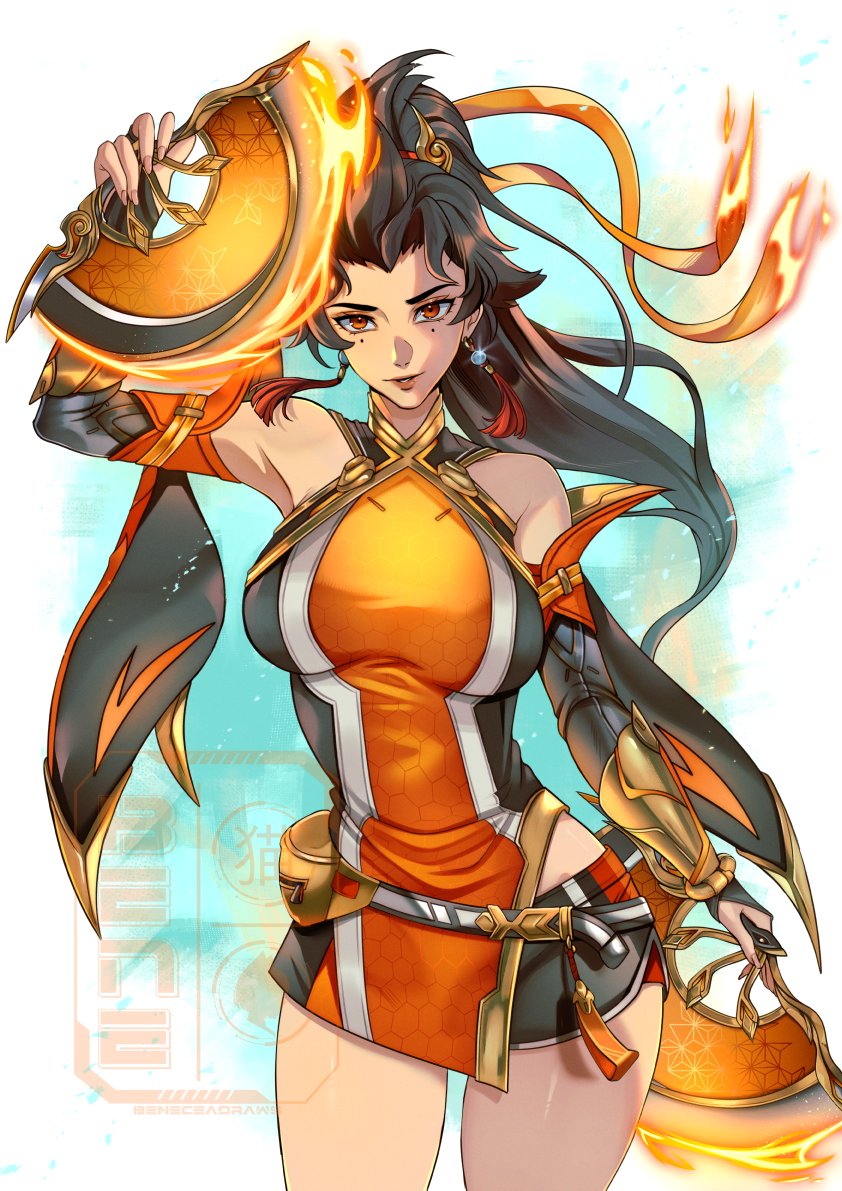 I drew Anran from Overwatch 

I hope you like it