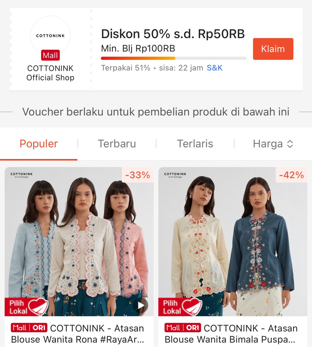 Pemburu Voucher Belanja Promo tweet media