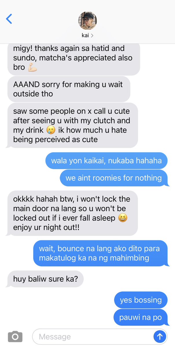 PJJKLOVEZONE's tweet photo. since day one — a filo #jikookau

alonzo likes posing as someone who's “from the hood”. he's a man who doesn't want to be associated with cuteness because just like what he always say, “maangas ako”.

it's believable... until his roommate, kai, walks in. https://t.co/psbDoaiW30