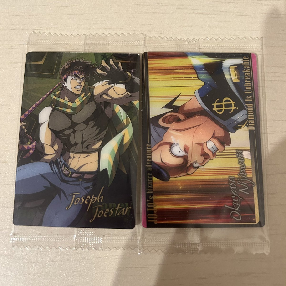 ra_st06's tweet photo. @quU1MTOGtK58265 リプ失礼致します！
こちらのジョセフと承太郎の交換は可能でしょうか？
ご検討よろしくお願いします！ https://t.co/nIzVZiRHYW