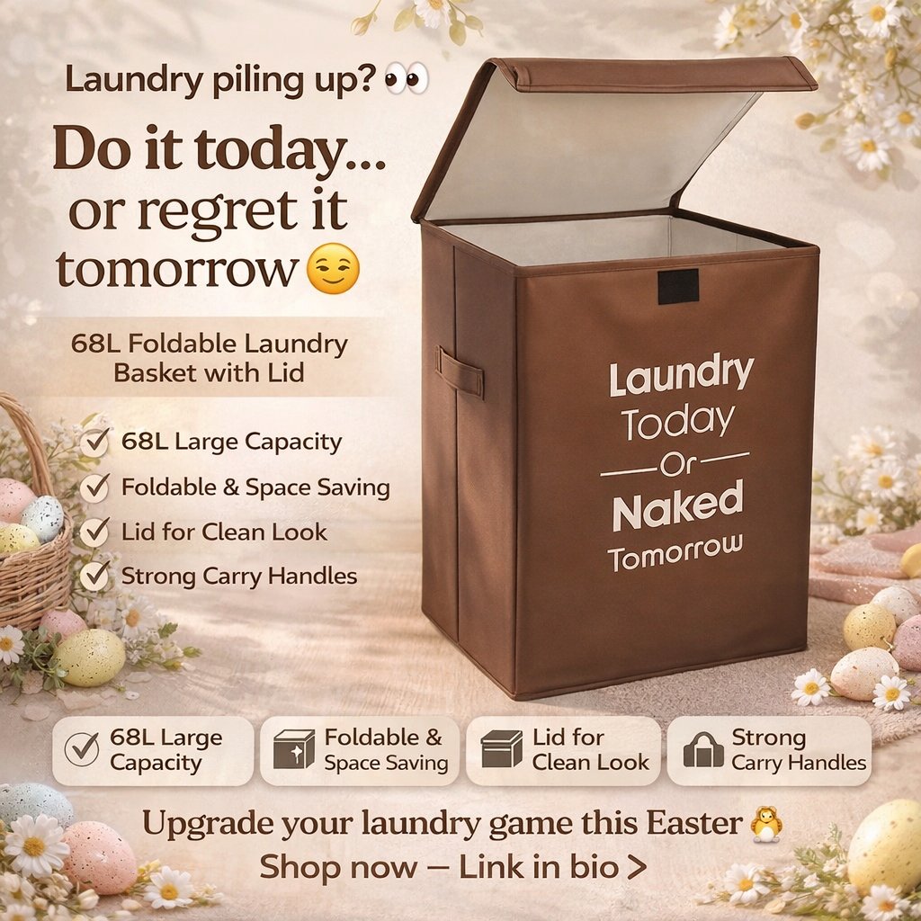 VekkeraStores's tweet image. ✨ This Easter, give your home the fresh start it deserves…

Say goodbye to messy rooms and overflowing laundry 🧺
and hello to clean, organised living with Vekkera.

🎁 Don’t miss our Limited Easter Sale
👉 Shop now before it’s gone!

🔗 Link in Bio

#Vekkera #LaundryBasket