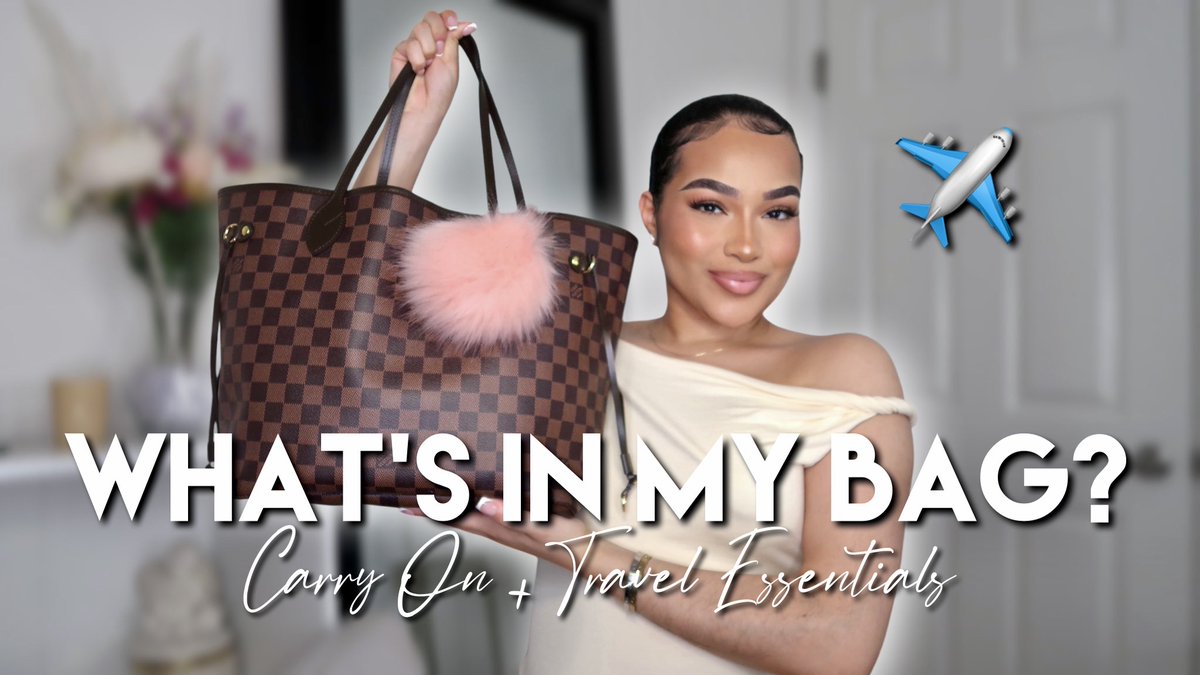 SymphonyTaylor's tweet image. NEW VIDEO! 🎥 WHAT'S IN MY BAG? | Louis Vuitton Neverfull MM | Carry On + Travel Essentials 2026 ✈️ #newvideo #youtube #bag 

➡️ youtu.be/MGW8nQ0kB_s?si…