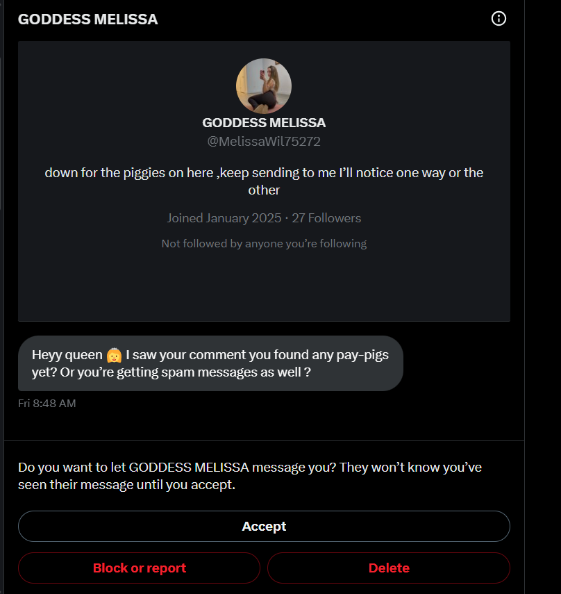 Goddess MirahBella tweet media