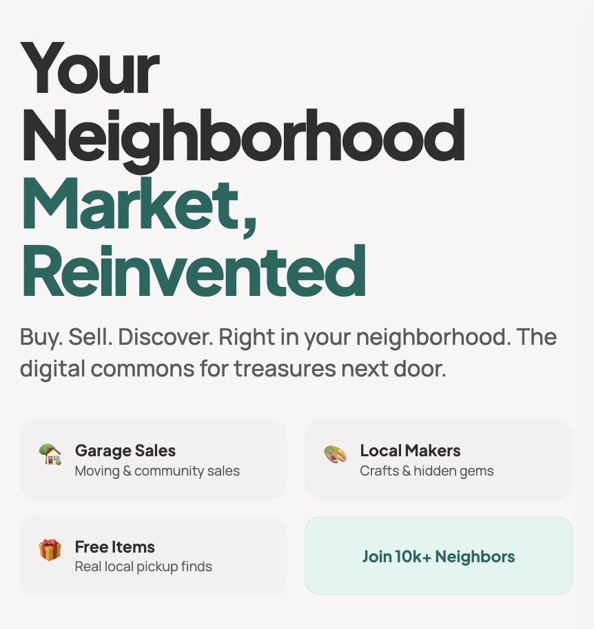 Yarddy_com's tweet photo. Your Neighborhood Market, Reinvented #Yarddy #YardSale #GarageSale #EstateSale #localMarket # #MovingSale https://t.co/15Pc0qTknB