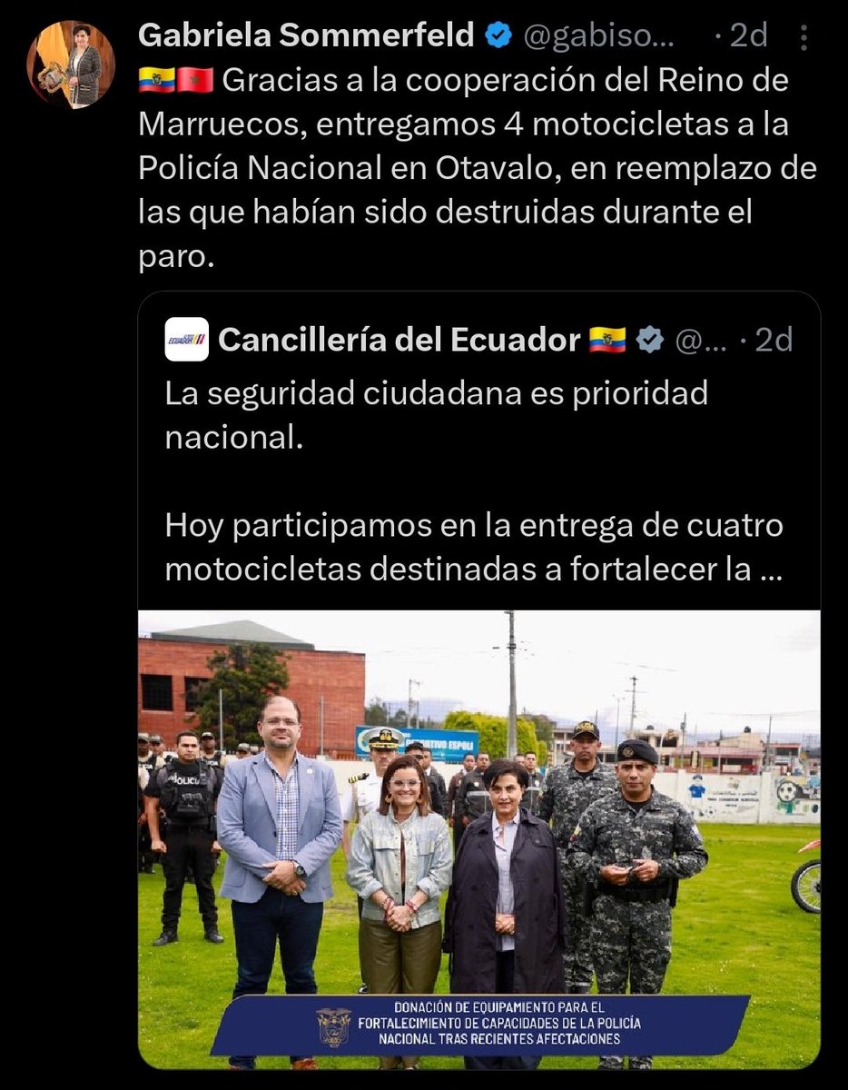 El gobierno ha recaudado más de 3.000 millones por el aumento de IVA y otros impuestos para seguridad.

Desde que asumió ha aumentado 14.000 millones el presupuesto del estado.

¿POR QUE SEGUIMOS DEPENDIENDO DE LA CARIDAD Y DONACIONES PRIVADAS PARA EQUIPAR EN ALGO A LA POLICÍA?