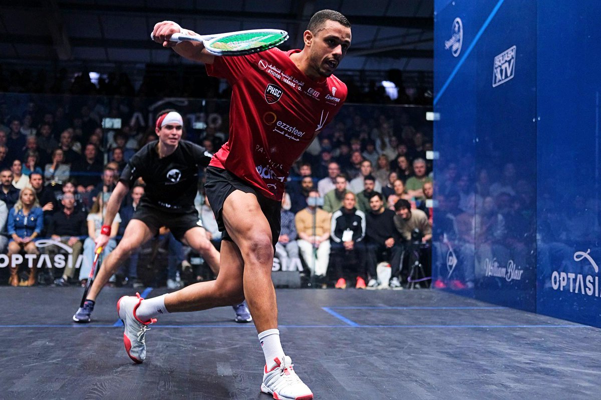 OPTASIAsquash's tweet photo. What a men's final we had !!

F : [1] Mostafa Asal (Egy) 3-2 [3] Diego Elias (Per)  11-8, 5-11, 11-5, 10-12, 11-5 (93m) https://t.co/hiIk3uqe1k