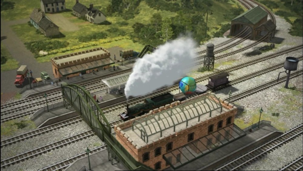 WhatsInACent's tweet photo. im convinced this is the only image they used as reference when making crovans gates CGI model, explains the canopy becoming a footbridge and the canopy over the entrance becoming... whatever its supposed to be https://t.co/6gcg93NGZm