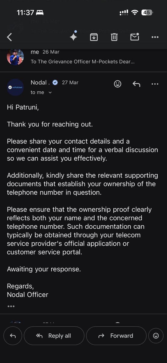 pcsastrys3's tweet photo. @mPokketOfficial @gaurav_jalan Getting repeated calls from mPokket for a loan I never took. Told them multiple times it’s a wrong number, yet the calls continue. This is not follow-up, this is harassment. Respect consent, fix your data, and stop this. #DataPrivacy #StopHarassment https://t.co/tyV7RYt6Ex