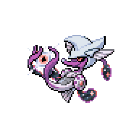 PinkPalkia's tweet photo. My newest fusion sprites and their WIP concepts. 
Had to turn up that StarForce music to get them done. 
#pokemon #pixelart #palkia #pokemoninfinitefusion https://t.co/fOkki1Wsql