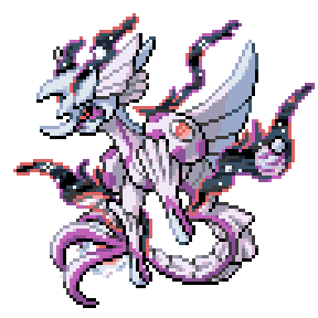 PinkPalkia's tweet photo. My newest fusion sprites and their WIP concepts. 
Had to turn up that StarForce music to get them done. 
#pokemon #pixelart #palkia #pokemoninfinitefusion https://t.co/fOkki1Wsql