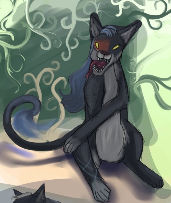 115_kin0's tweet photo. A sassy hound. That, well tbh I don't know. I guess prowl in the depth of the night. That's, also a size of a horse? #oc https://t.co/eGOIEE2DgE