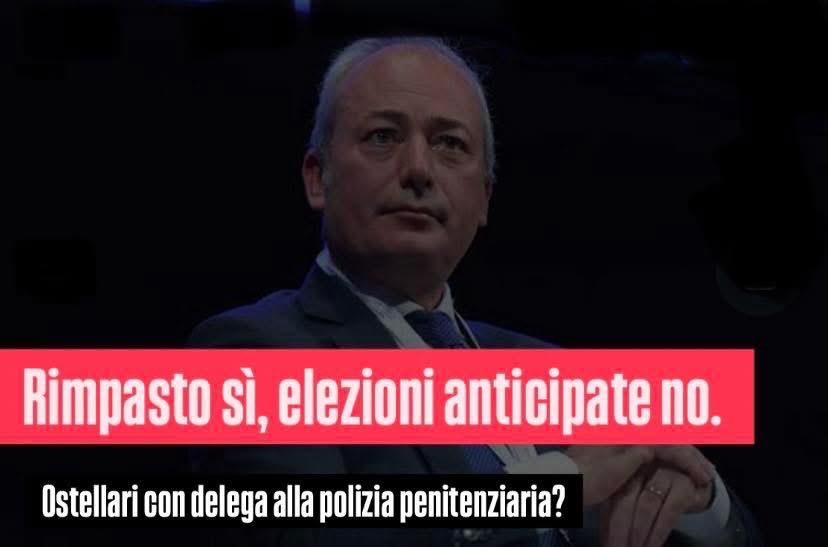 DepasqualeSippe's tweet photo. 🟢 Rimpasto sì, elezioni anticipate no: Ostellari con delega alla polizia penitenziaria? https://t.co/IExrCB7b6r https://t.co/IWgnlxf0l4