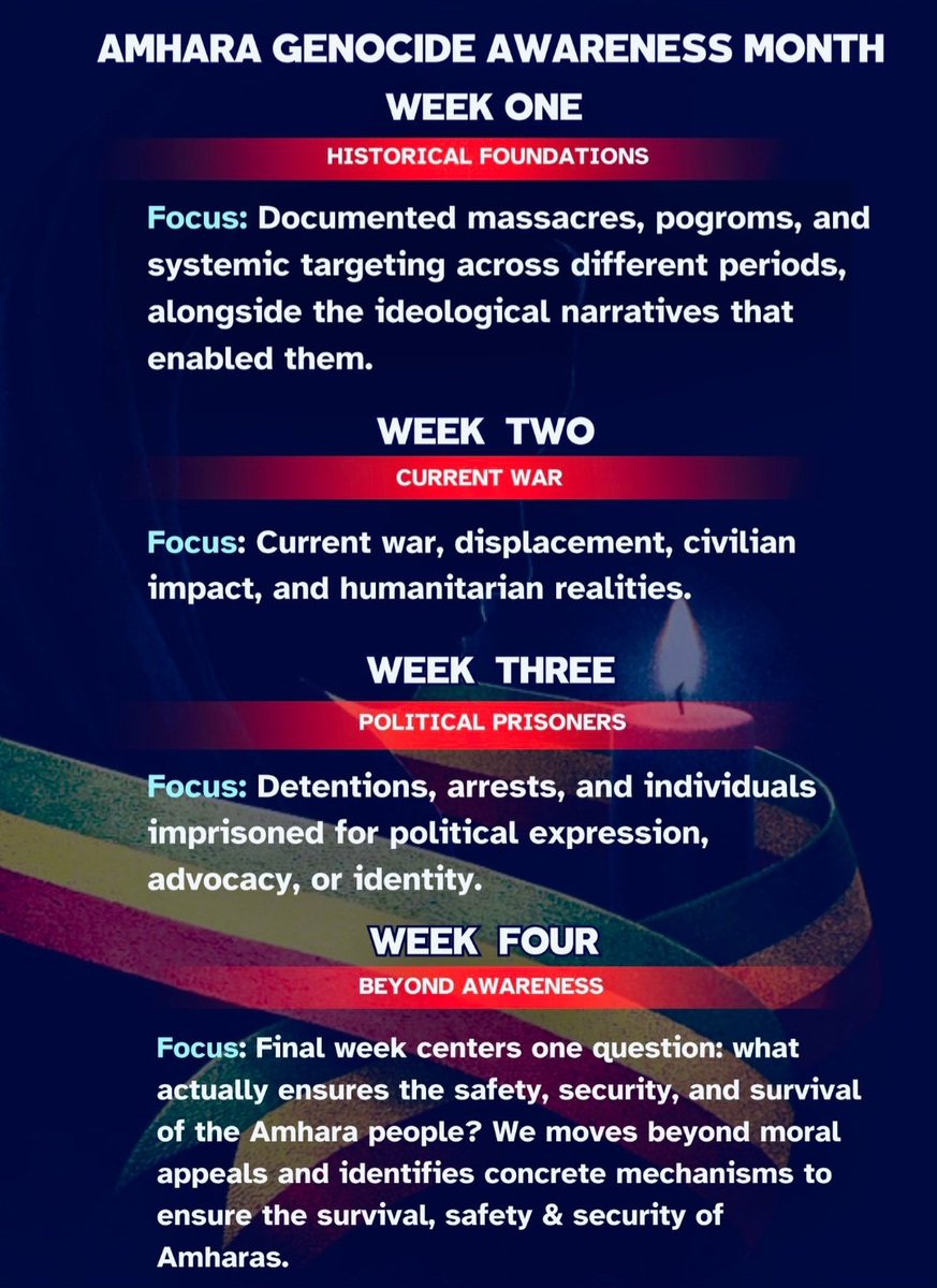 Do not be afraid to speak the truth.
The Amhara genocide is real. And silence only helps it continue.
Right now, women are being violated. Families are being torn apart. Children are starving. People are left without homes, without safety, without hope 💔
This is not distant.