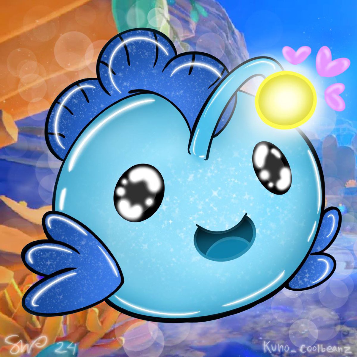 KunoBeanz's tweet photo. Enjoy this angler slime
His lil light makes me happ…
#slimerancher #fanart #digitalart https://t.co/1PlnMGRWy7