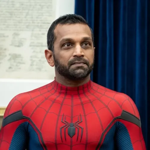 caycinator's tweet photo. Kash Patel’s various online accounts have been discovered from an email hack and it's going super viral on X and TikTok.

LOTS of his pictures are out there. There are posts with tens of millions of views: https://t.co/rb3u3CSzrb

There are thousands of TikToks about this, growing rapidly: https://t.co/4xjkjWi5h8

Patel's XVideos username is $Spiderkash, and we're just a step away from government accounts acknowledging it.