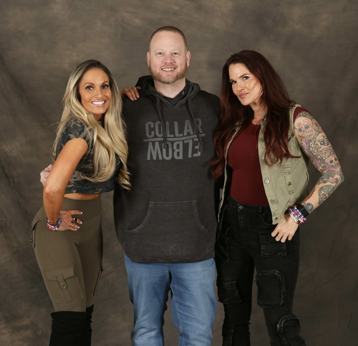 justinyent's tweet photo. June/July 2024 ➡️ March 28, 2026

Same moment. Same legends. Different version of me.

Grateful every time I get to meet @trishstratuscom &amp; @AmyDumas (#TeamBestie). Always amazing.

The difference? I started prioritizing my health. #selfcare #wrestling #legends https://t.co/F6kIRDG9jL