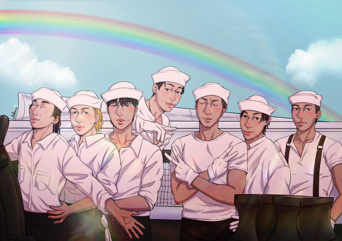 IsaArkana98913's tweet photo. couldn't decide on what effect I like the most sooo have all of them #btsfanart https://t.co/rTNI6yrbkS