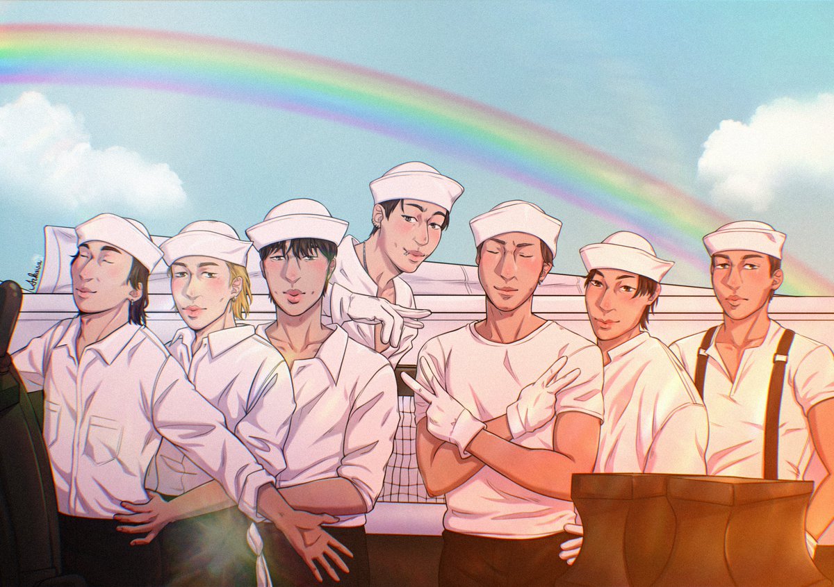 IsaArkana98913's tweet photo. couldn't decide on what effect I like the most sooo have all of them #btsfanart https://t.co/rTNI6yrbkS