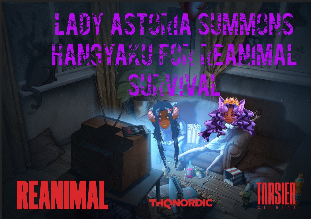 Hello, my little monsters. Get excited for this Tuesday. At 7:30 Eastern. Taking on a challenge of unknown horrors with my friend.<a href="/Lady_AstoriaVT/">Lady_Astoria🔞| 2.0 Coming Soon</a>  #VTuber #streamers