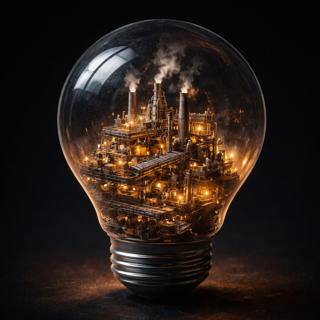 Tiny Factory #AIart️️️️️️️️️️️️️️️️️️️️️️️️️️️️️️️️️️️️️️️️️️️️️️️️️️️ #DigitalArtwork #Factory #SmallButMighty