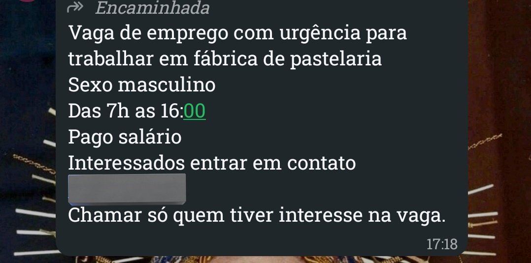 teteleis's tweet photo. @matandomatheus matheusu. gostaria do seu pronunciamento sobre essa bela vaga de emprego https://t.co/HnmAU3EDqe