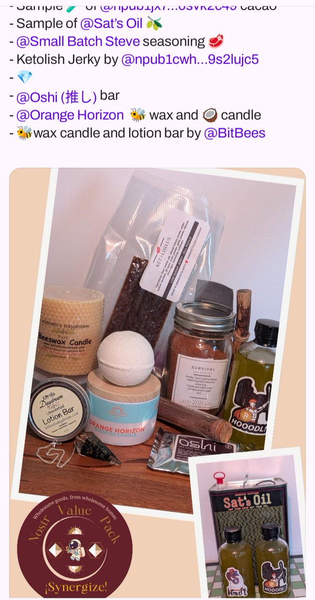 NOSTR Marketplace vibes are getting going! Love everything in here 💪🔥😎