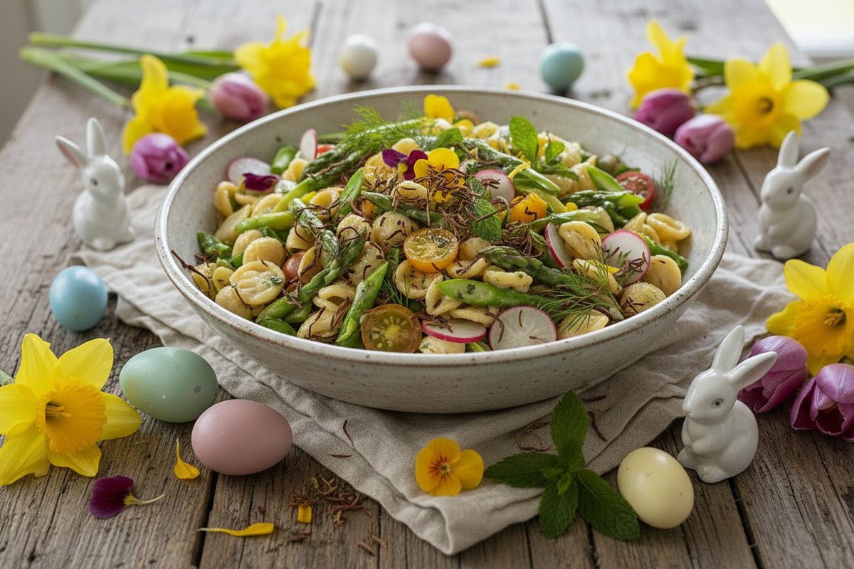 Celebrate Easter with this vibrant spring pasta salad with Honeybush Tea Dressing - light, colorful, and bursting with seasonal flavors. Perfect as a side dish or a refreshing main course for your Easter gathering. 

Appreciate any comment or feedback. 🙏