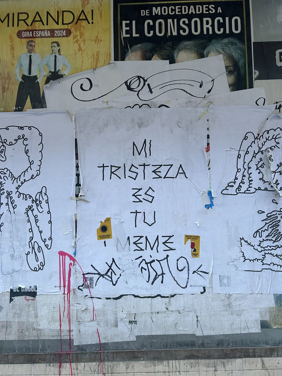 Vi esto en  calle y pensé en Twitter