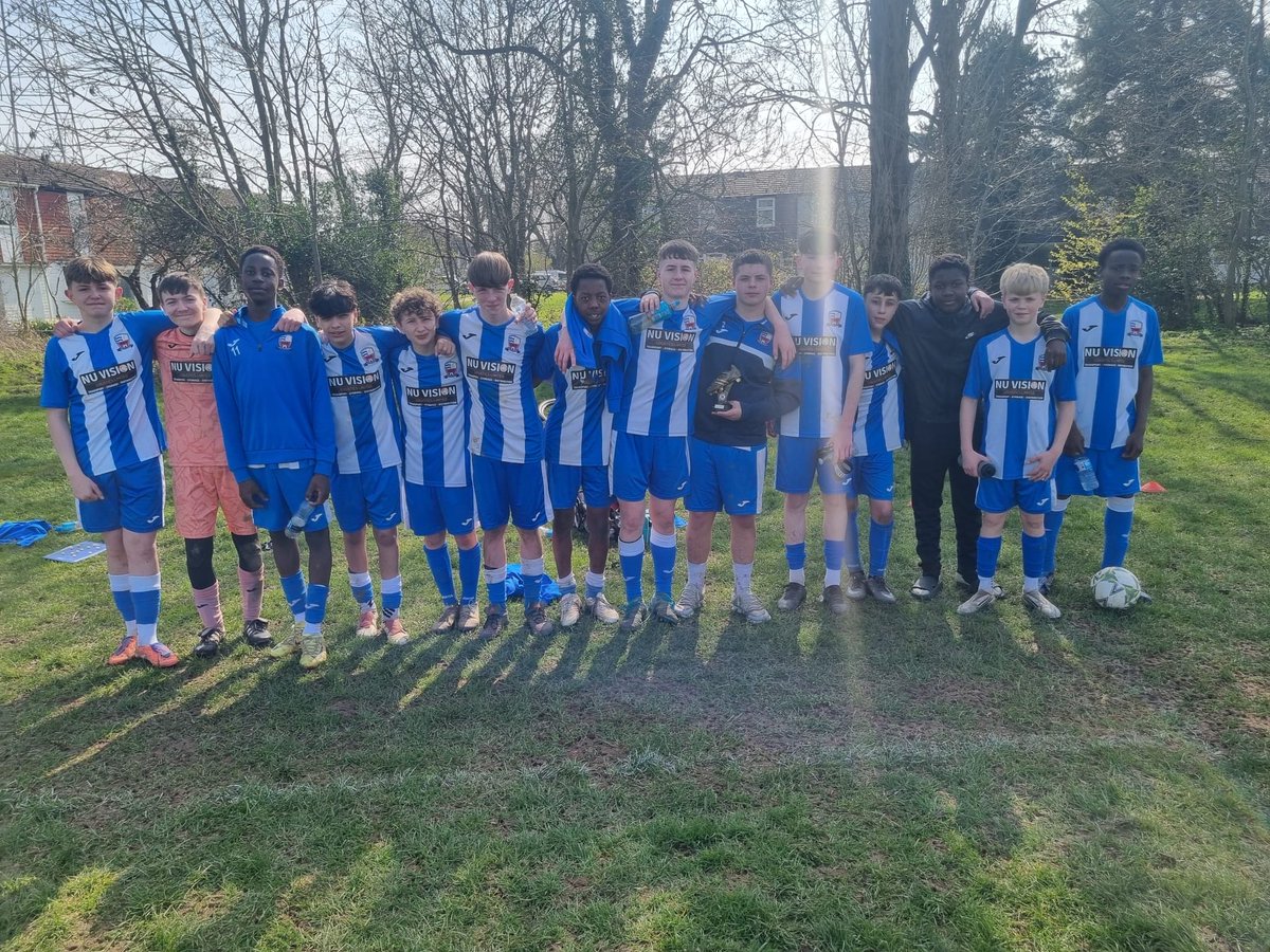 BoroughJfc's tweet photo. 💙⚽️ A 5-1 win for our under 14s who played some brilliant football. They linked up well and created plenty of chances which saw a very comfortable win. Well done boys ⚽️💙 https://t.co/ZLoQdlM33C