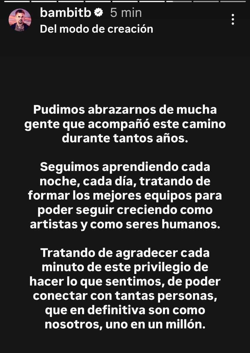 Bambi via IG
No quería llorar