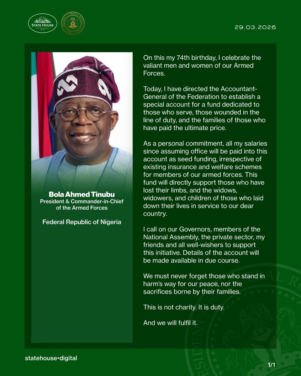 Presidency Nigeria tweet media