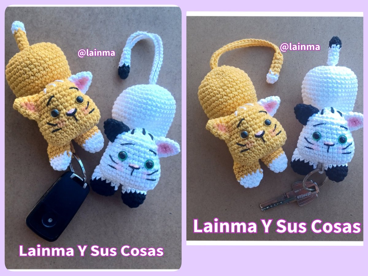 lain_ma1's tweet photo. 😻 Si no hay nadie para tomarte de la mano, ponlas en los bolsillos y sigue caminando…😸
**.   **.   **.   **.   **.   **.   **.   **.   **.   **.   **.   
#llaveros #gatos #keychain #amigurumi  #hechoamano https://t.co/Z7XdQhXU67
