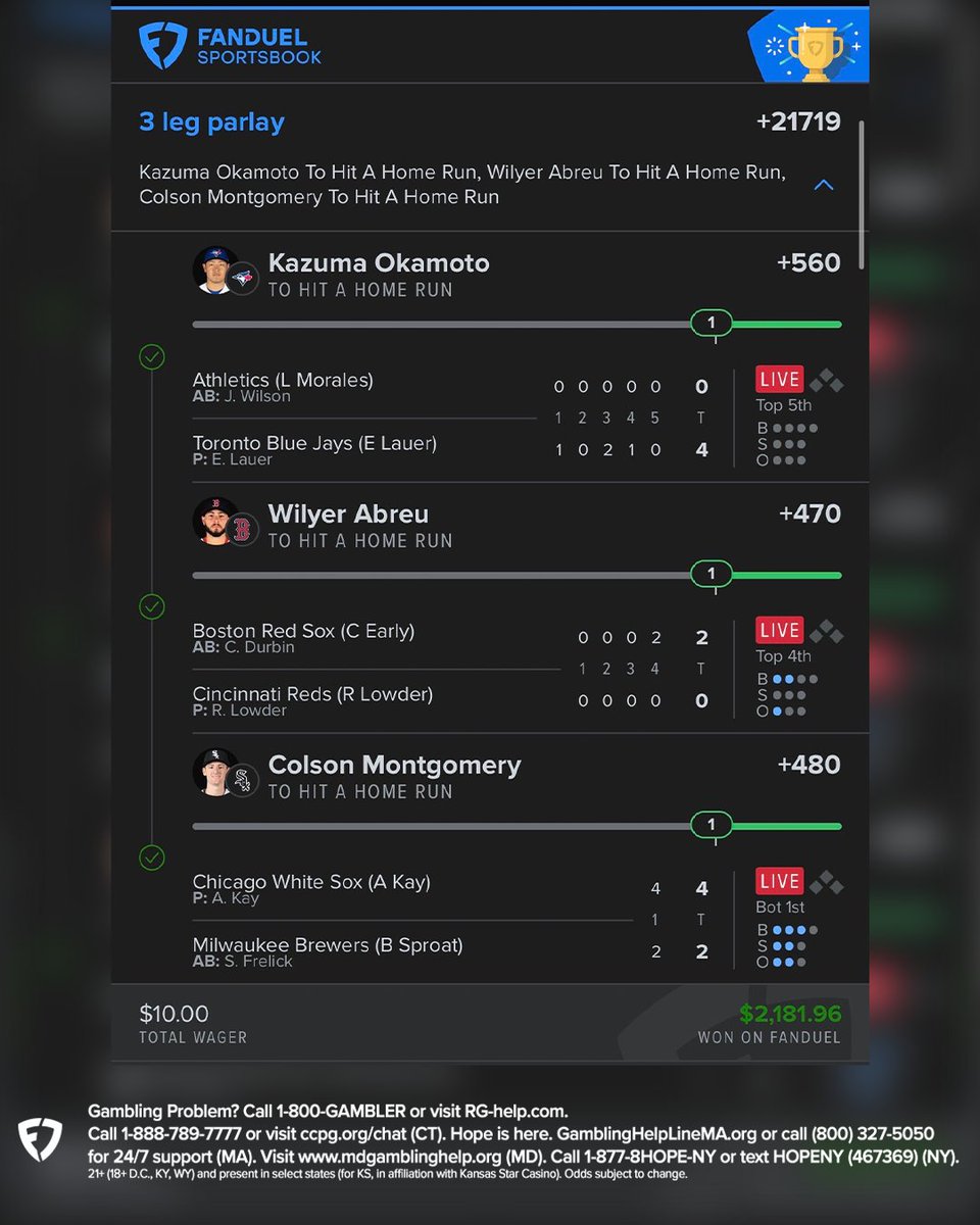 FanDuel Sportsbook tweet media