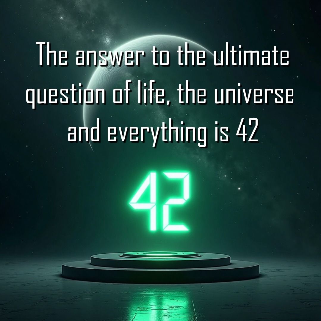 <a href="/anoncoinit/">Anoncoin</a> And right in the middle of that reset sits the perfect symbol: 42 — Life, the Universe, and Everything

HE43GodTPTn5WTT3SyWsQvD9v5AmZesRNbRPyU3Kdoge
